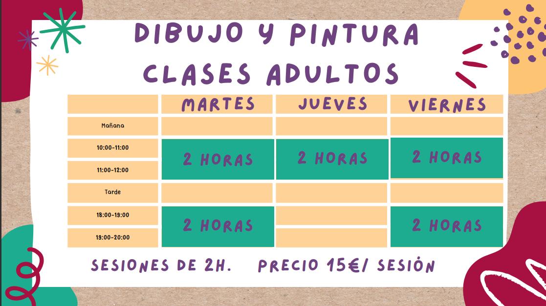 Horario adultos